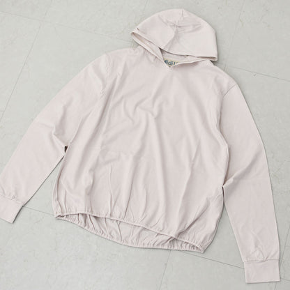 MidiUmi [ミディウミ] hooded pullover [1-71982761] フーデットプルオーバー・フード付きカットソー・ワイドシルエット・ゆったり・シンプル・インナー・トップス・LADY'S [2026SS]