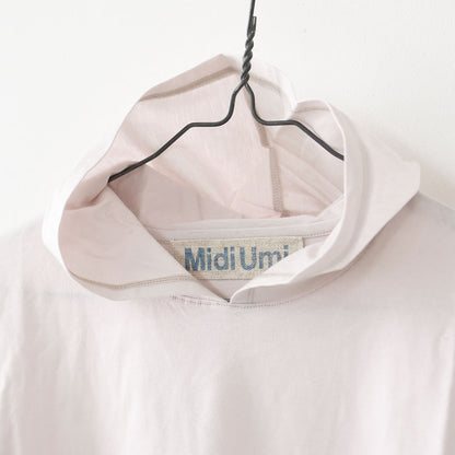 MidiUmi [ミディウミ] hooded pullover [1-71982761] フーデットプルオーバー・フード付きカットソー・ワイドシルエット・ゆったり・シンプル・インナー・トップス・LADY'S [2026SS]