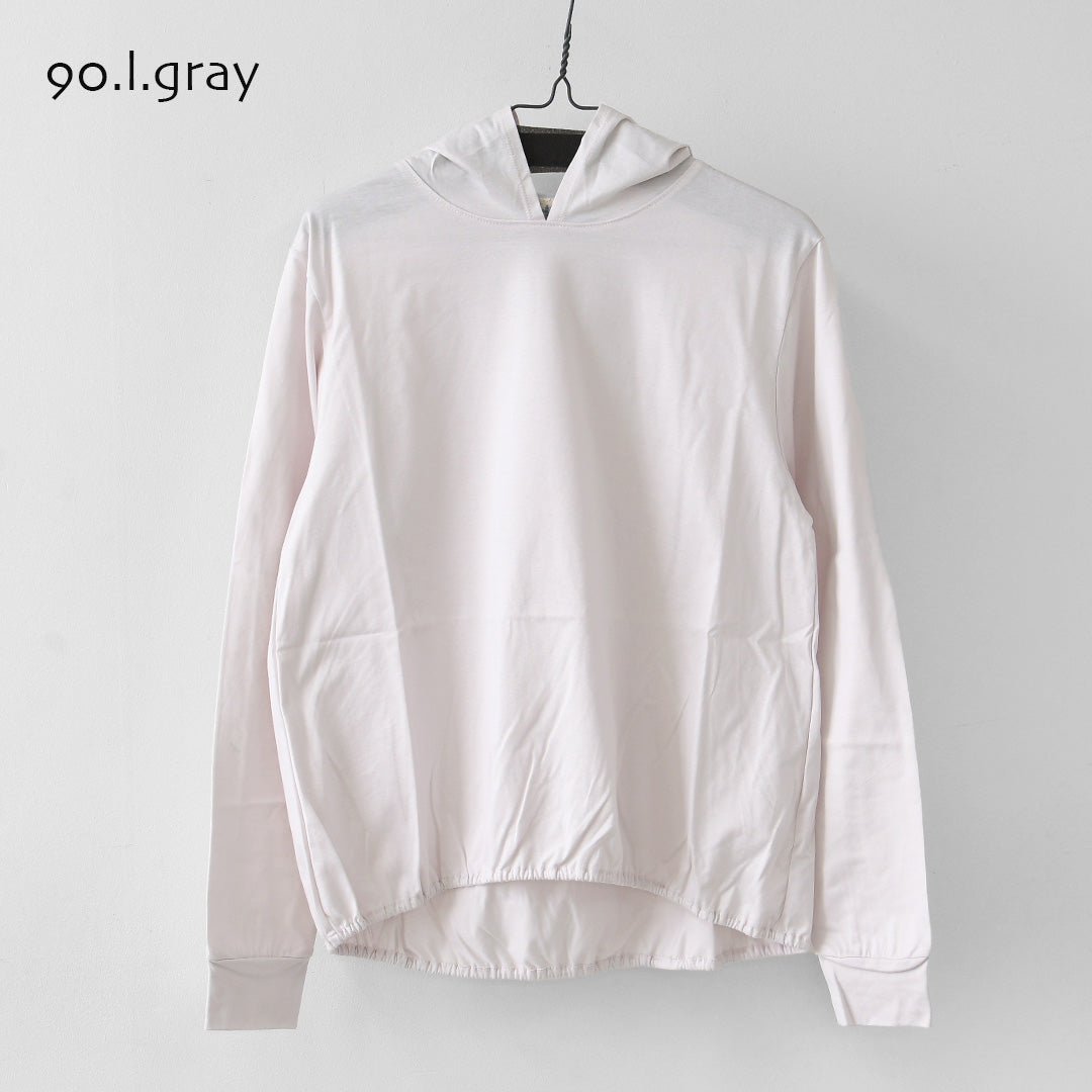 MidiUmi [ミディウミ] hooded P/O [1-71982763] フーデッドプルオーバー・カットソー・ワイドプルオーバー・ワイドシルエット・無地・シンプル・LADY'S [2026AW]