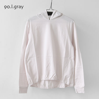 MidiUmi [ミディウミ] hooded P/O [1-71982763] フーデッドプルオーバー・カットソー・ワイドプルオーバー・ワイドシルエット・無地・シンプル・LADY'S [2026AW]