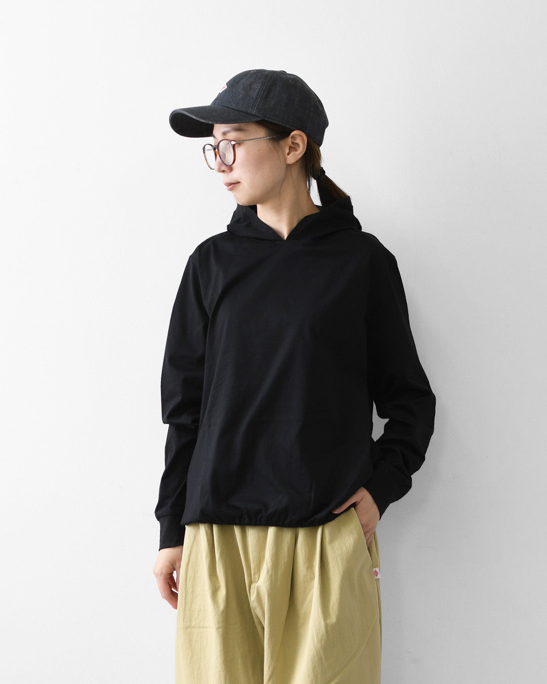 MidiUmi [ミディウミ] hooded P/O [1-71982763] フーデッドプルオーバー・カットソー・ワイドプルオーバー・ワイドシルエット・無地・シンプル・LADY'S [2026AW]