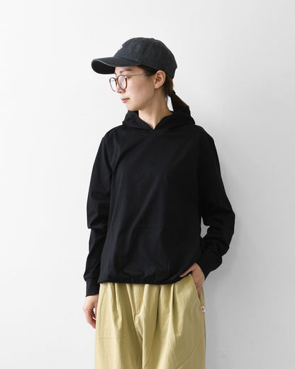 MidiUmi [ミディウミ] hooded P/O [1-71982763] フーデッドプルオーバー・カットソー・ワイドプルオーバー・ワイドシルエット・無地・シンプル・LADY'S [2026AW]