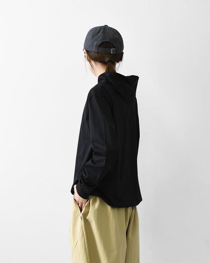 MidiUmi [ミディウミ] hooded P/O [1-71982763] フーデッドプルオーバー・カットソー・ワイドプルオーバー・ワイドシルエット・無地・シンプル・LADY'S [2026AW]