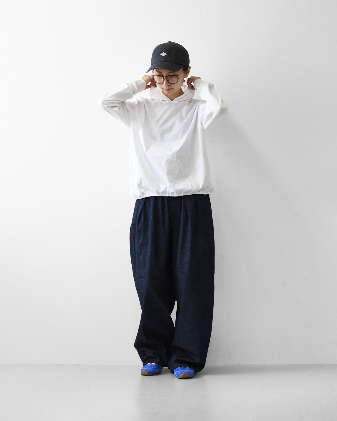 MidiUmi [ミディウミ] hooded P/O [1-71982763] フーデッドプルオーバー・カットソー・ワイドプルオーバー・ワイドシルエット・無地・シンプル・LADY'S [2026AW]