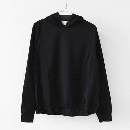 MidiUmi [ミディウミ] hooded P/O [1-71982763] フーデッドプルオーバー・カットソー・ワイドプルオーバー・ワイドシルエット・無地・シンプル・LADY'S [2026AW]
