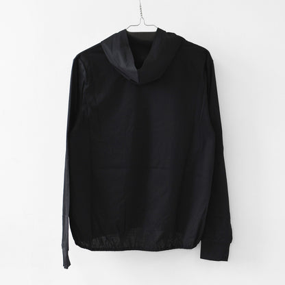 MidiUmi [ミディウミ] hooded P/O [1-71982763] フーデッドプルオーバー・カットソー・ワイドプルオーバー・ワイドシルエット・無地・シンプル・LADY'S [2026AW]