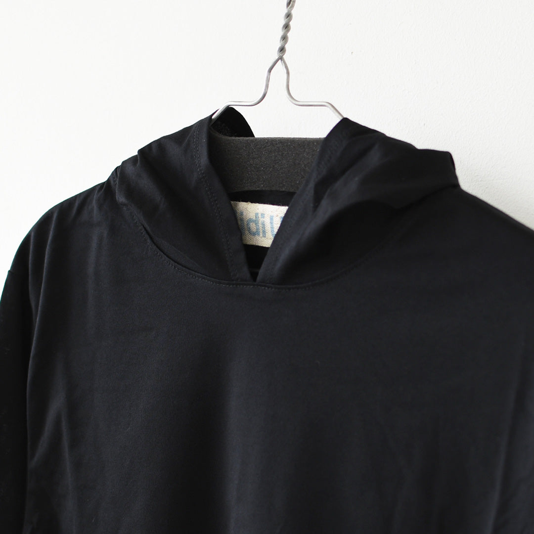 MidiUmi [ミディウミ] hooded P/O [1-71982763] フーデッドプルオーバー・カットソー・ワイドプルオーバー・ワイドシルエット・無地・シンプル・LADY'S [2026AW]