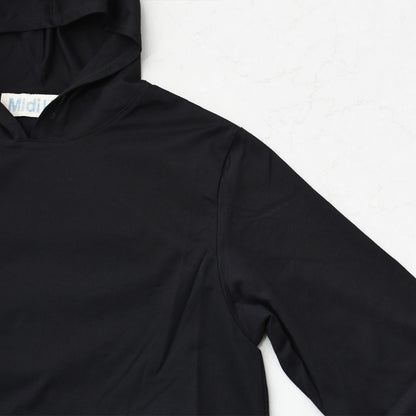 MidiUmi [ミディウミ] hooded P/O [1-71982763] フーデッドプルオーバー・カットソー・ワイドプルオーバー・ワイドシルエット・無地・シンプル・LADY'S [2026AW]