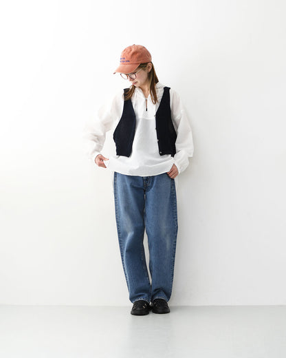 MidiUmi [ミディウミ] 2way needle work vest [1-720102] 2wayニードルワークベスト・ニット・綿ニット・ショート丈・LADY'S [2026SS]
