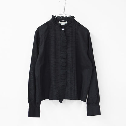 MidiUmi [ミディウミ] pin tuck lace shirt [1-730078] ピンタックレースシャツ・LADY'S[2026ss]