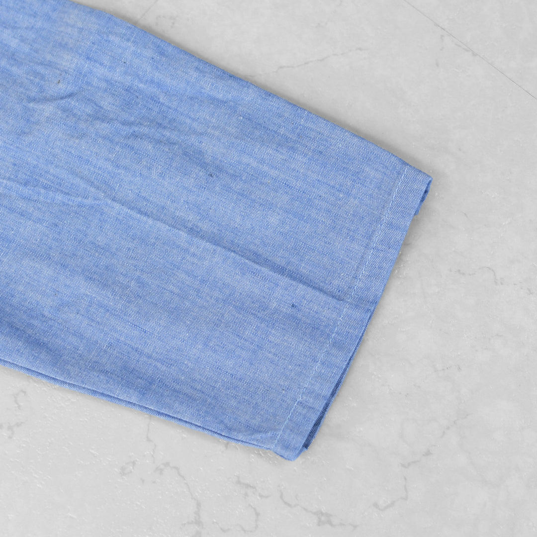 MidiUmi [ミディウミ] dungarees ruffle shirt [1-730081]  ダンガリーズラッフルシャツ・LADY'S[2026ss]