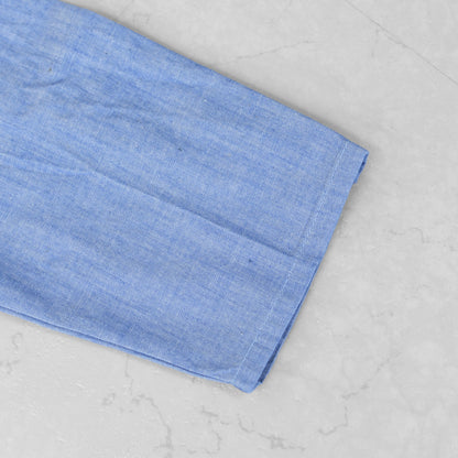 MidiUmi [ミディウミ] dungarees ruffle shirt [1-730081]  ダンガリーズラッフルシャツ・LADY'S[2026ss]