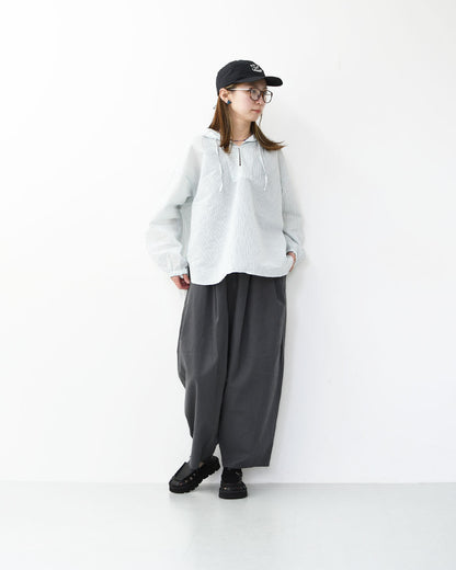 MidiUmi [ミディウミ] C/L wide easy tapered PT [1-760103] C/L ワイドイージーテーパードパンツ・イージーパンツ・ワイドパンツ・テーパードパンツ・LADY'S [2026SS]