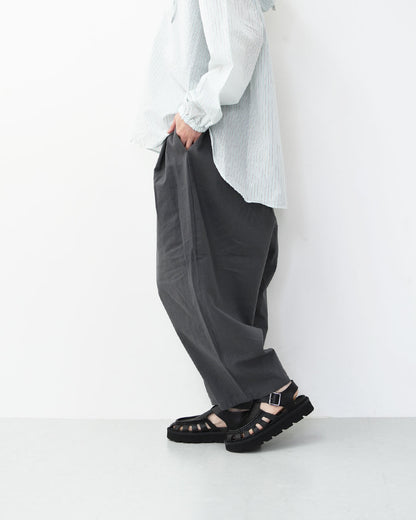 MidiUmi [ミディウミ] C/L wide easy tapered PT [1-760103] C/L ワイドイージーテーパードパンツ・イージーパンツ・ワイドパンツ・テーパードパンツ・LADY'S [2026SS]