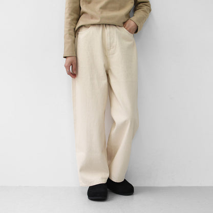 MidiUmi [ミディウミ] high waist wide straight denim [1-769805] ハイウエストワイドストレートデニム [2025AW]