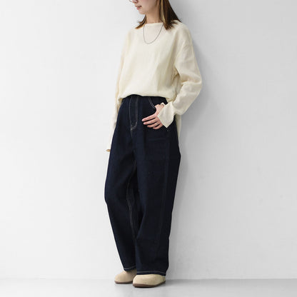 MidiUmi [ミディウミ] high waist wide straight denim [1-769805] ハイウエストワイドストレートデニム [2025AW]