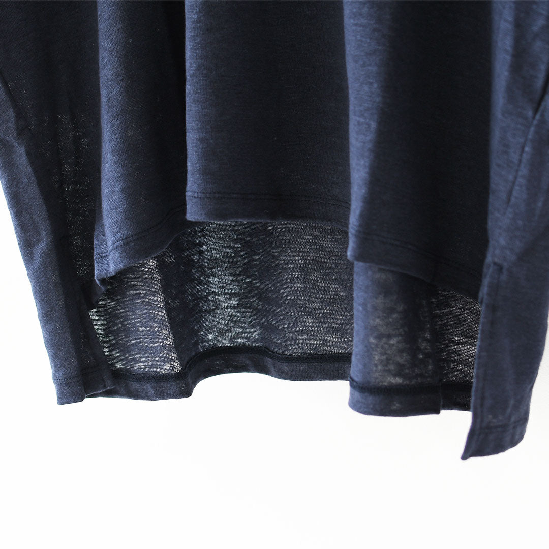 MidiUmi [ミディウミ] linen wide PO [2-710223] リネンワイドプルオーバー・カットソー・ワイドプルオーバー・ワイドシルエット・無地・シンプル・リネン・LADY'S [2026SS]