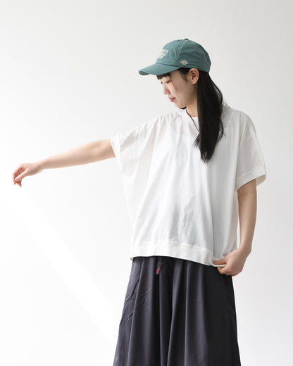 MidiUmi [ミディウミ] cocoon P/O [2-71953961] コクーンプルオーバー・プルオーバー・コクーンシルエット・コットン・シンプル・無地・LADY'S [2026SS]