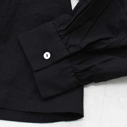 MidiUmi [ミディウミ] front raffle shirt [2-730232] フロントラッフルシャツ・シャツ・フリル・ワイドシルエット・無地・シンプル・LADY'S [2026AW]