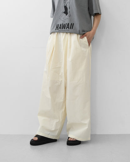 MidiUmi [ミディウミ] wrap wide PT  [2-760206] ラップワイドパンツ・ワイドシルエット・ナチュラル・リラックス・ シンプル・デイリーウェア・LADY'S [2026SS]
