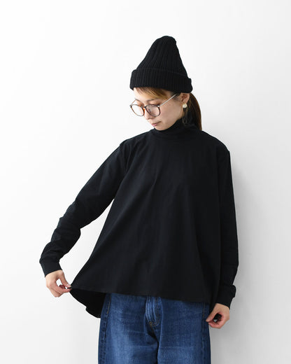 MidiUmi [ミディウミ] high neck flare PO [3-719998] ハイネックフレアプルオーバー・ハイネックインナー・Aラインシルエット・インナー・ベーシック・シンプル・LADY'S [2025AW]