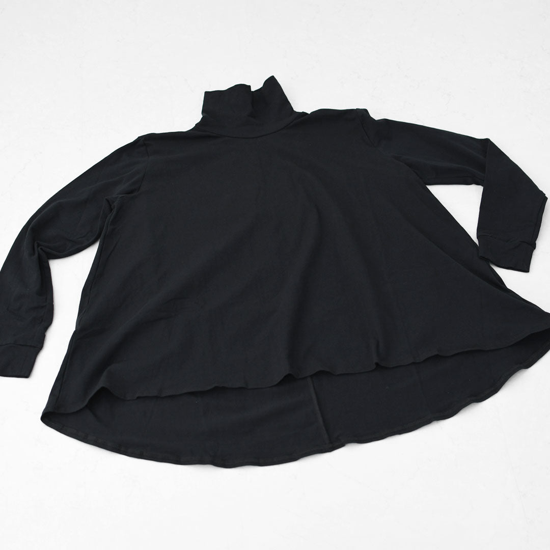 MidiUmi [ミディウミ] high neck flare PO [3-719998] ハイネックフレアプルオーバー・ハイネックインナー・Aラインシルエット・インナー・ベーシック・シンプル・LADY'S [2025AW]