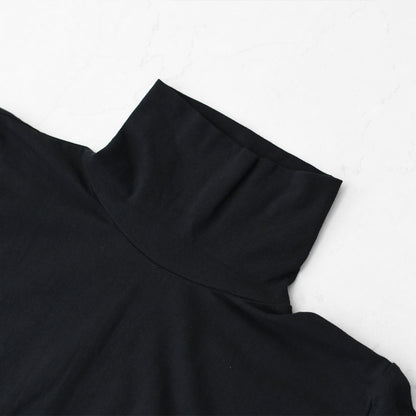 MidiUmi [ミディウミ] high neck flare PO [3-719998] ハイネックフレアプルオーバー・ハイネックインナー・Aラインシルエット・インナー・ベーシック・シンプル・LADY'S [2025AW]