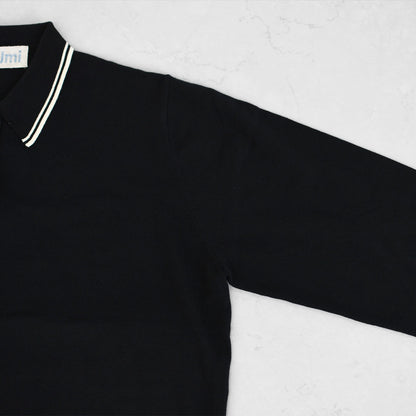 MidiUmi [ミディウミ] polo knit CD [3-729919] ポロニットCD・ワイドシルエット・ゆったり・シンプル・着心地・MAEDE IN JAPAN・ LADY'S [2025AW]