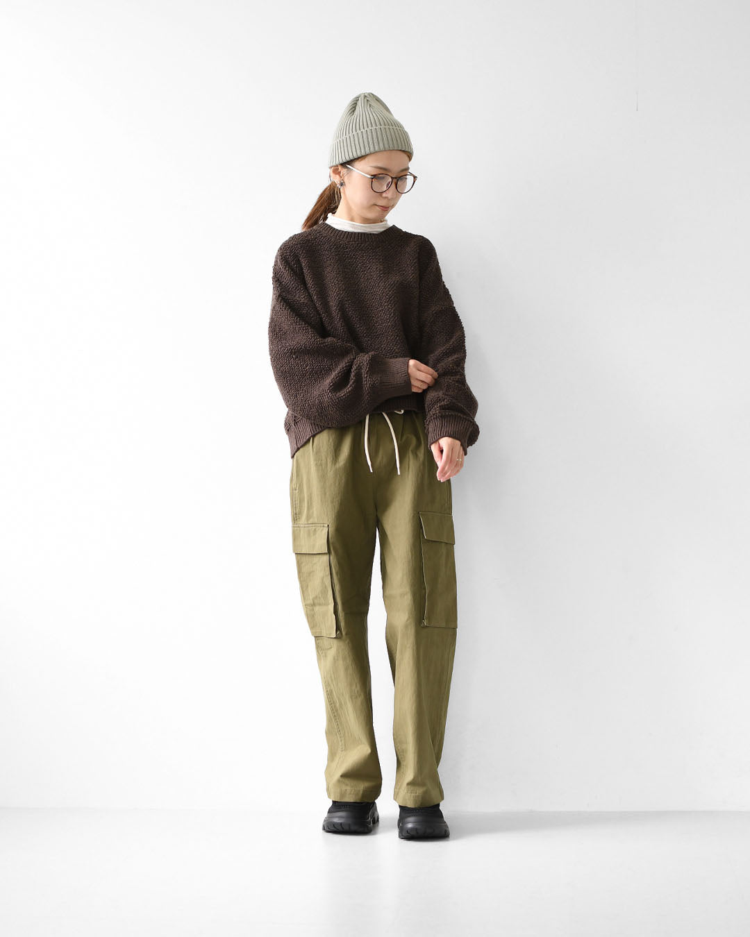 MidiUmi [ミディウミ] pile boa knit PO [3-729946] パイルボアニットプルオーバー・ニット・セーター・パイルボアニット・LADY'S [2025AW]