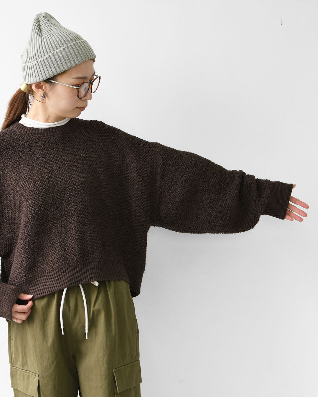 MidiUmi [ミディウミ] pile boa knit PO [3-729946] パイルボアニットプルオーバー・ニット・セーター・パイルボアニット・LADY'S [2025AW]