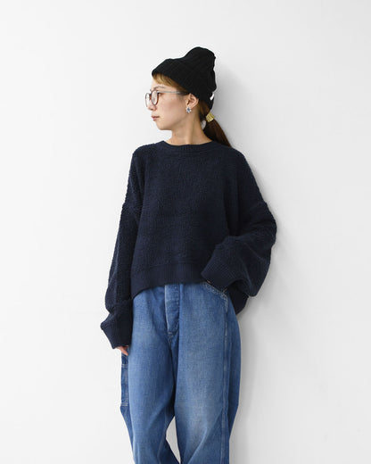 MidiUmi [ミディウミ] pile boa knit PO [3-729946] パイルボアニットプルオーバー・ニット・セーター・パイルボアニット・LADY'S [2025AW]