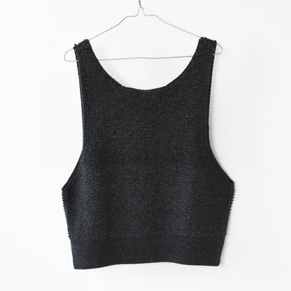 MidiUmi [ミディウミ] pile boa knit vest [3-72994763] パイル ボア ニット ベスト・ショート丈・レイヤード・重ね着・LADY'S [2026AW]
