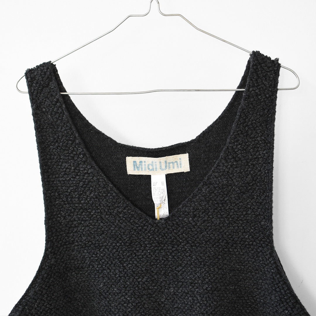 MidiUmi [ミディウミ] pile boa knit vest [3-72994763] パイル ボア ニット ベスト・ショート丈・レイヤード・重ね着・LADY'S [2026AW]