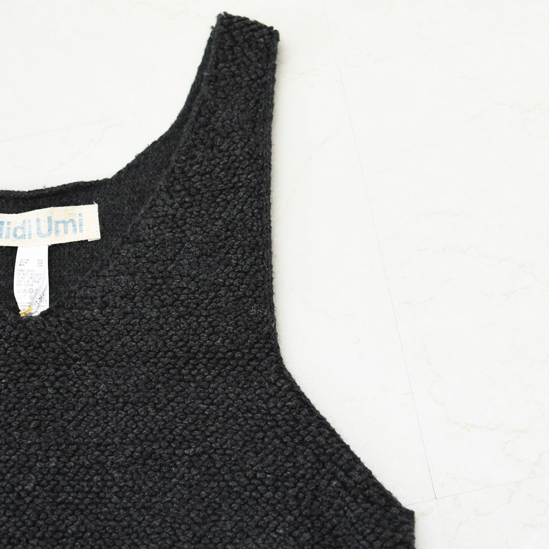 MidiUmi [ミディウミ] pile boa knit vest [3-72994763] パイル ボア ニット ベスト・ショート丈・レイヤード・重ね着・LADY'S [2026AW]