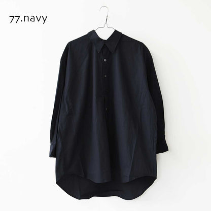 MidiUmi [ミディウミ] over sized shirt [3-730289] オーバーサイズシャツ・レギュラーカラー・長袖シャツ・コットンシャツ・ゆったりサイズ・無地・LADY'S [2026AW]