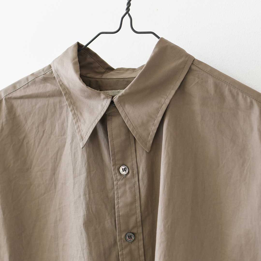 MidiUmi [ミディウミ] over sized shirt [3-730289] オーバーサイズシャツ・レギュラーカラー・長袖シャツ・コットンシャツ・ゆったりサイズ・無地・LADY'S [2026AW]