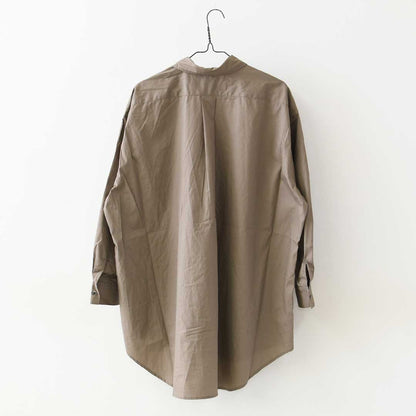MidiUmi [ミディウミ] over sized shirt [3-730289] オーバーサイズシャツ・レギュラーカラー・長袖シャツ・コットンシャツ・ゆったりサイズ・無地・LADY'S [2026AW]