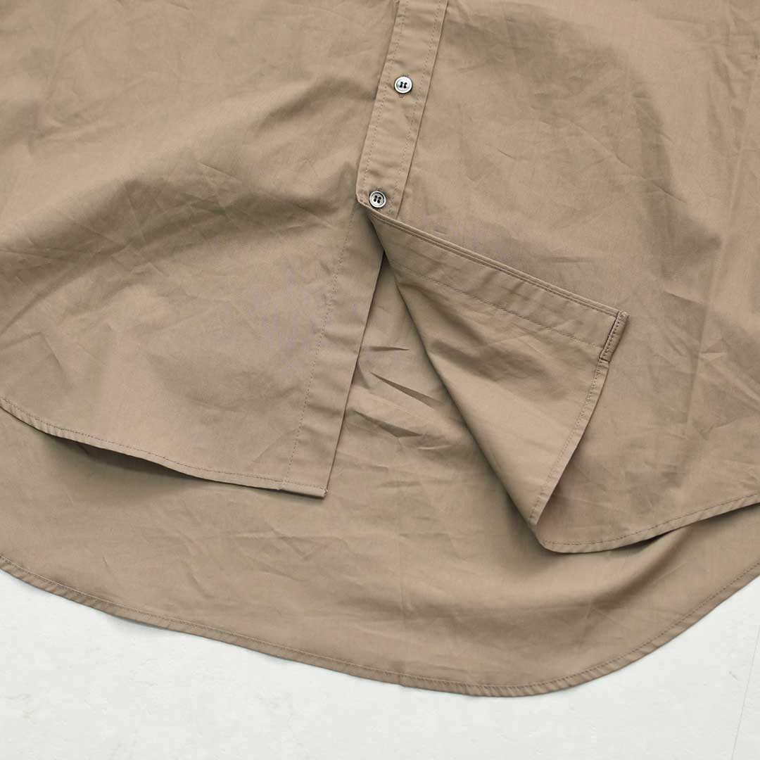 MidiUmi [ミディウミ] over sized shirt [3-730289] オーバーサイズシャツ・レギュラーカラー・長袖シャツ・コットンシャツ・ゆったりサイズ・無地・LADY'S [2026AW]