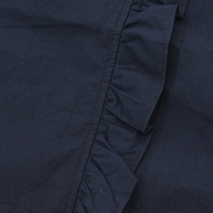 MidiUmi [ミディウミ] frill short shirt [3-730296] フリルショートシャツ・ヴィンテージライク・バンドカラー・無地・シンプル・LADY'S [2026AW]