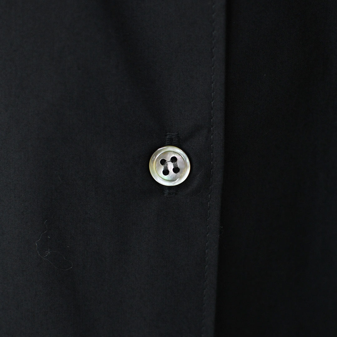 MidiUmi [ミディウミ] A line band collar shirt [3-739996] Aラインバンドカラーシャツ [2025AW]