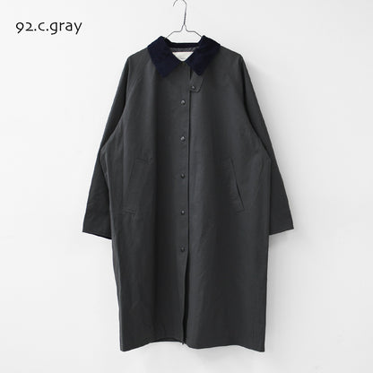 MidiUmi [ミディウミ] hunting long coat [3-770245] ハンティング ロングコート・ロングコート・ハンティングジャケット・ワークテイスト・コットンナイロン・LADY'S [2026AW]