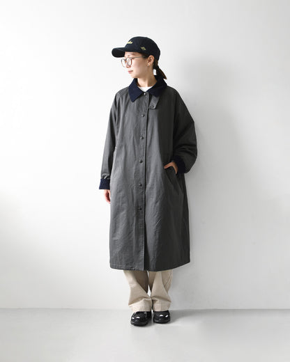 MidiUmi [ミディウミ] hunting long coat [3-770245] ハンティング ロングコート・ロングコート・ハンティングジャケット・ワークテイスト・コットンナイロン・LADY'S [2026AW]
