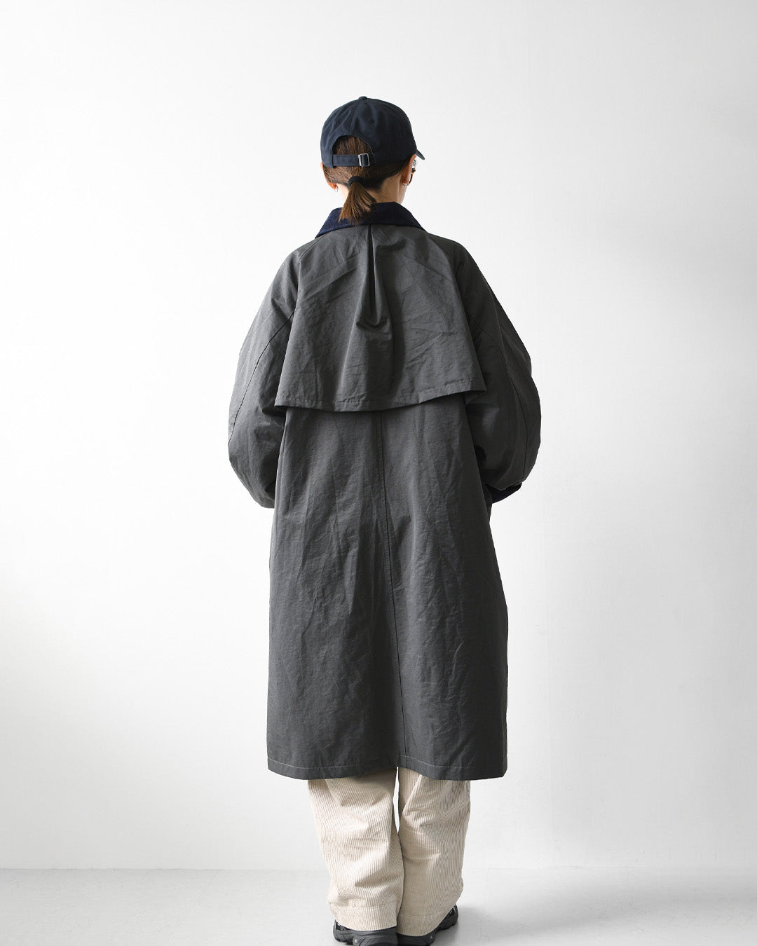 MidiUmi [ミディウミ] hunting long coat [3-770245] ハンティング ロングコート・ロングコート・ハンティングジャケット・ワークテイスト・コットンナイロン・LADY'S [2026AW]