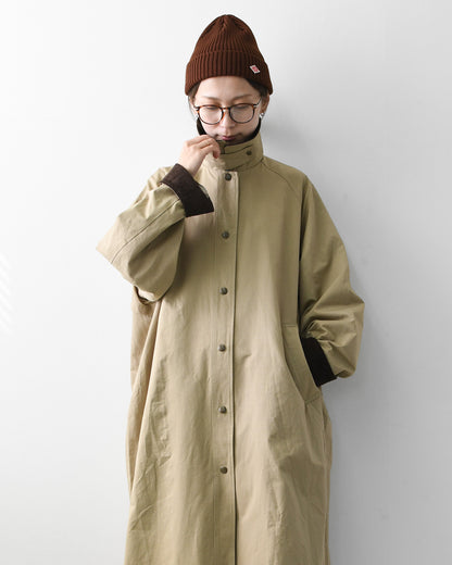MidiUmi [ミディウミ] hunting long coat [3-770245] ハンティング ロングコート・ロングコート・ハンティングジャケット・ワークテイスト・コットンナイロン・LADY'S [2026AW]