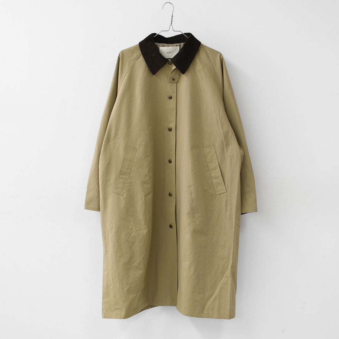 MidiUmi [ミディウミ] hunting long coat [3-770245] ハンティング ロングコート・ロングコート・ハンティングジャケット・ワークテイスト・コットンナイロン・LADY'S [2026AW]