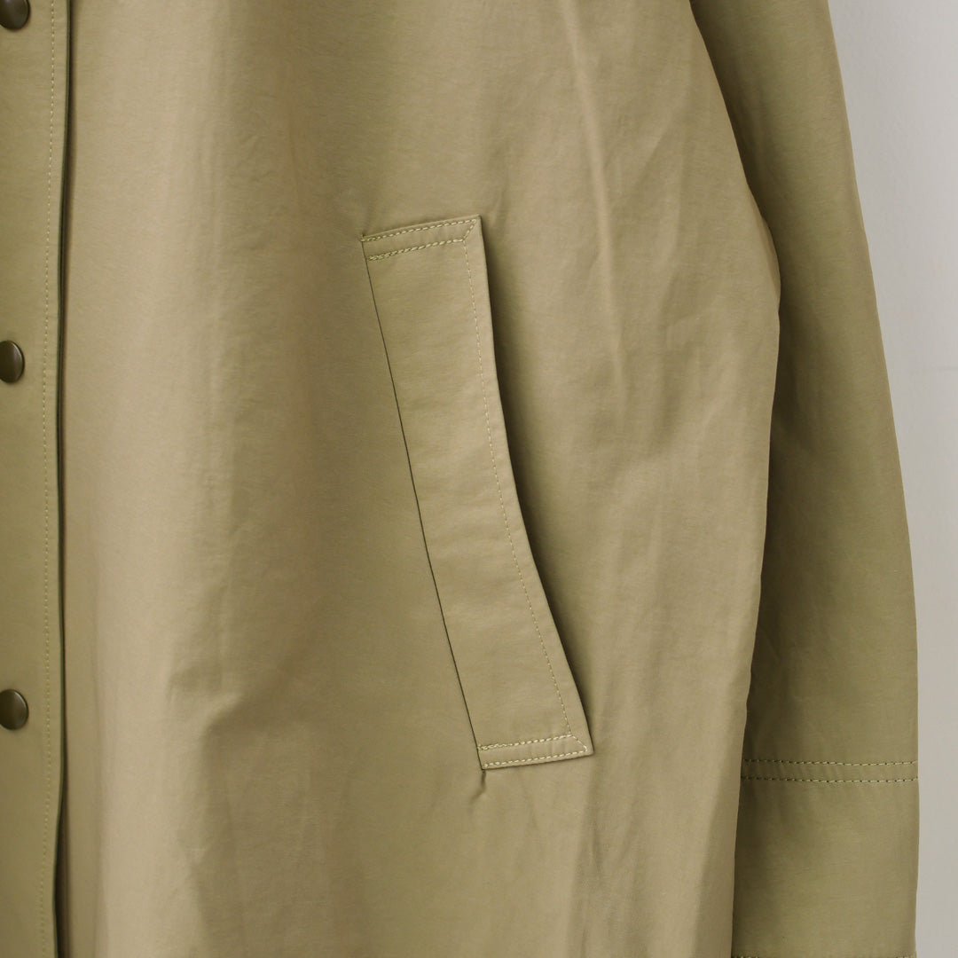 MidiUmi [ミディウミ] hunting long coat [3-770245] ハンティング ロングコート・ロングコート・ハンティングジャケット・ワークテイスト・コットンナイロン・LADY'S [2026AW]