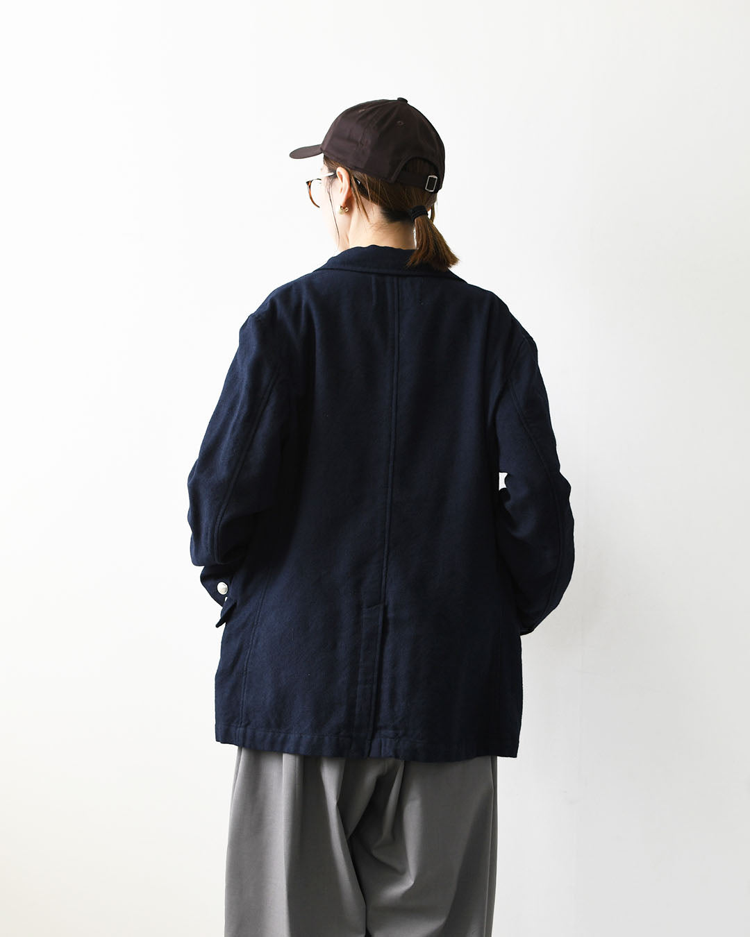 MidiUmi [ミディウミ] wool blazer [3-770258] ウール ブレザー・メンズライク・カジュアル・きれいめ・LADY'S [2026AW]