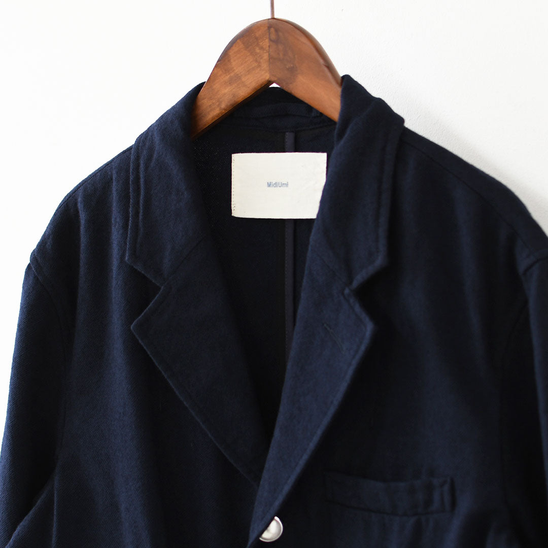 MidiUmi [ミディウミ] wool blazer [3-770258] ウール ブレザー・メンズライク・カジュアル・きれいめ・LADY'S [2026AW]