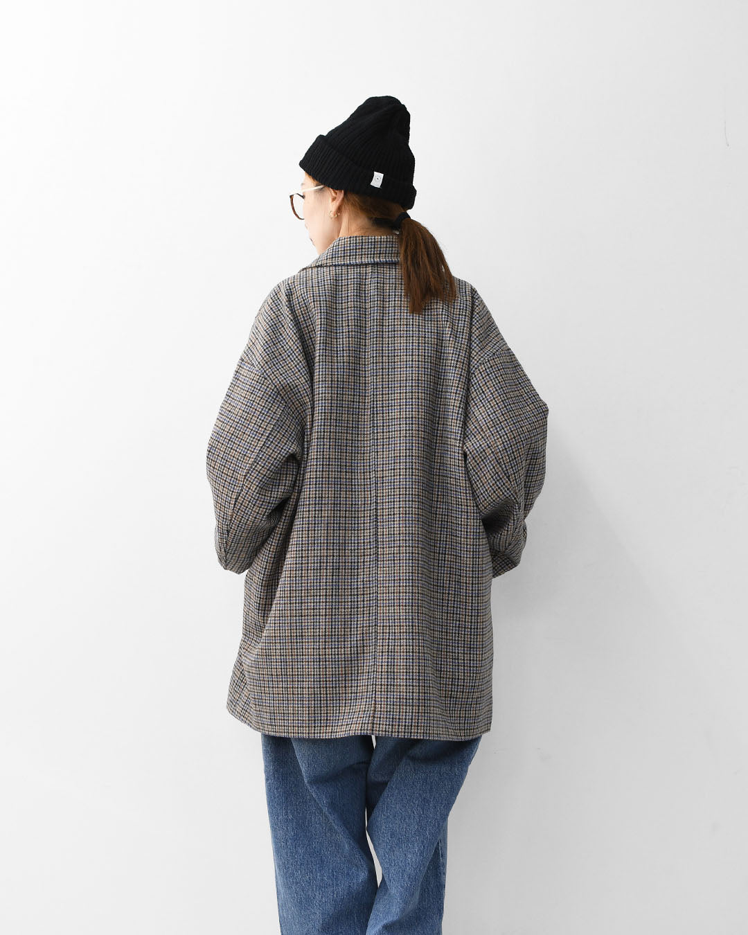 MidiUmi [ミディウミ] soutien collar middle coat [3-779928] ステンカラーミドルコート・ウールポリエステル・アウター・シンプル・シングルブレスト・LADY'S [2025AW]