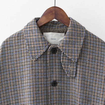 MidiUmi [ミディウミ] soutien collar middle coat [3-779928] ステンカラーミドルコート・ウールポリエステル・アウター・シンプル・シングルブレスト・LADY'S [2025AW]